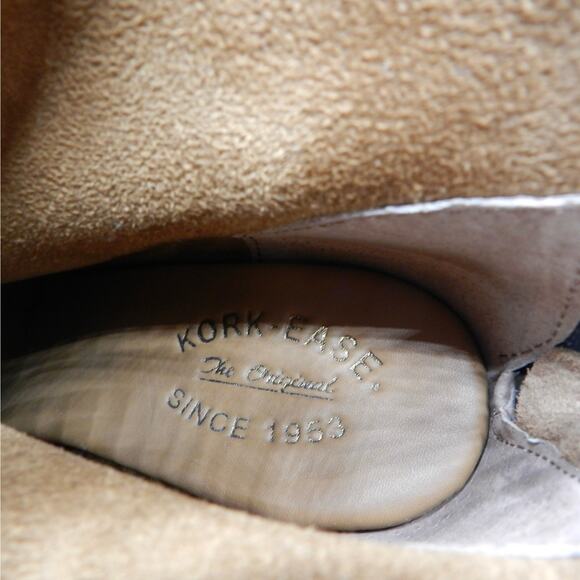 Kork Ease Lapra Western Booties Size 9 Gray Suede Leather Wedge Heel Ankle Zip‎ - Picture 11 of 11